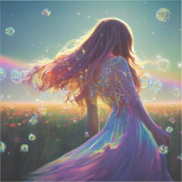 In den Kristallfeldern unter dem Sternenhimmel Aufkleber