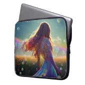 In den Kristallfeldern unter dem Sternenhimmel Laptopschutzhülle (Vorderseite Links)