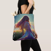 In den Kristallfeldern unter dem Sternenhimmel Tasche (Von Nahem)