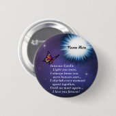 In den Lichtschmetterling Button (Vorne & Hinten)