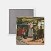 In den Lygon Arms, Broadway, 1896 Magnet (Vorderseite/Rückseite)
