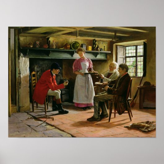 In den Lygon Arms, Broadway, 1896 Poster (Vorne)