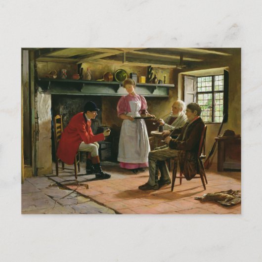 In den Lygon Arms, Broadway, 1896 Postkarte (Vorderseite)