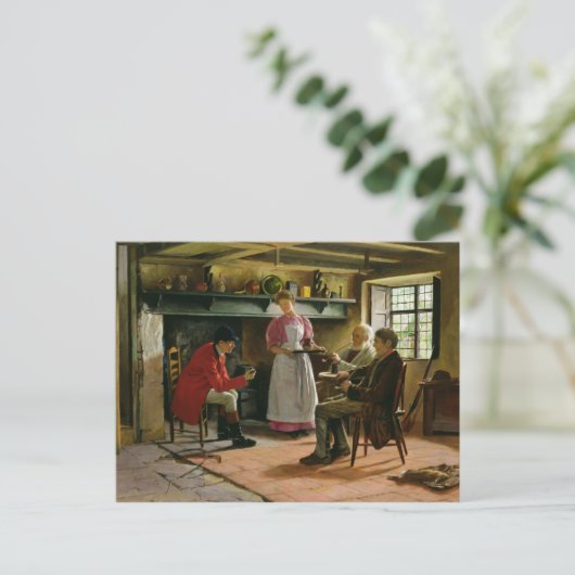 In den Lygon Arms, Broadway, 1896 Postkarte (Stehend Vorderseite)