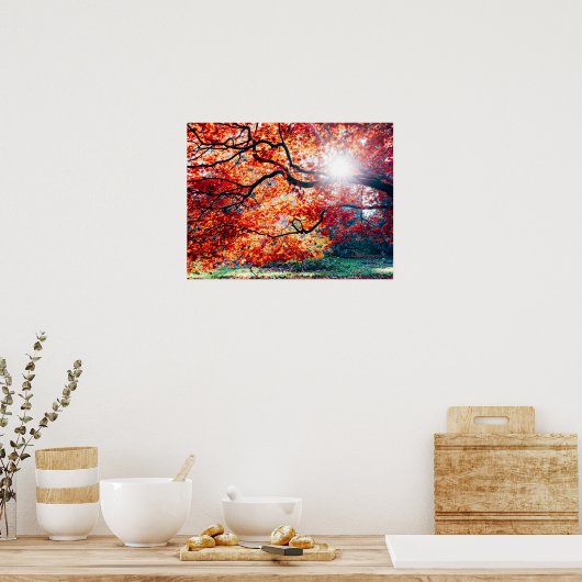 IN DEN MAGISCHEN FARBEN DER UMGEBUNG POSTER (Küche)