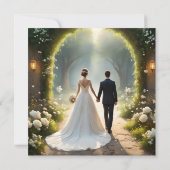 In den Mystiker: Neugeborene Save The Date (Rückseite)