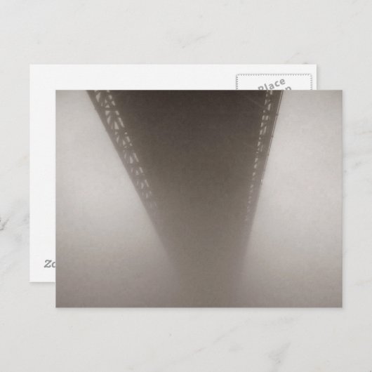 In den Nebel Postkarte (Vorne/Hinten)