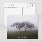 In den Nebel Postkarte (Vorne/Hinten)