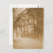 In den Nebel - Postkarte (Vorne/Hinten)