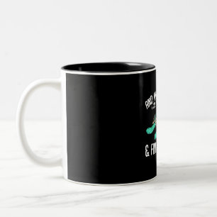 In den Ozean gehe ich zu verlieren meine Mind-Meer Zweifarbige Tasse