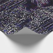 In den Palmen des Straßenverkehrs schwarz mattes P Geschenkpapier (Ecke)