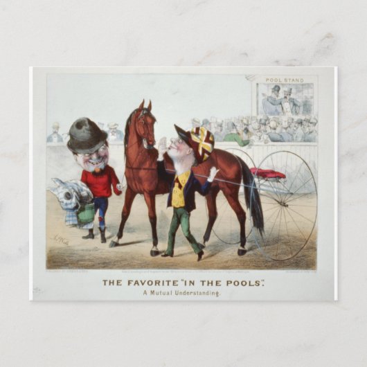 In den Pools 1876 Postkarte (Vorderseite)