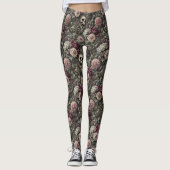 In den Rose hauen - Gotik Viktorianisch Leggings (Vorderseite)