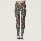 In den Rose hauen - Gotisches Viktorianisches Deli Leggings (Vorderseite)