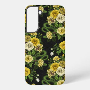 In den Rosen versteckt, gelb und grün Samsung Galaxy Hülle
