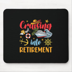 In den Ruhestand kreuzen Ruhestands-Kreuzfahrtschi Mousepad