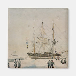 In den Satz gehen, Ross-Expedition, 1842 Magnet