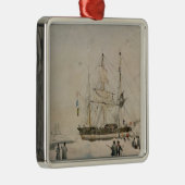 In den Satz gehen, Ross-Expedition, 1842 Silbernes Ornament (Rechts)