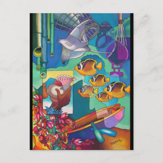 IN DEN SCHATTEN DES SCHLAFENDEN GIANTEN BERGS V POSTKARTE (Vorderseite)