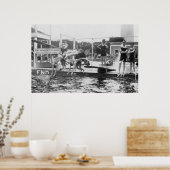 In den Schwimmbädern, die 1920er Jahre tauchen, ni Poster (Küche)