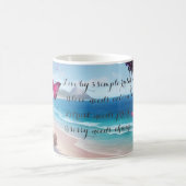 „In den Sommerfrieden eintauchen“ oder „r Kaffeetasse (Mittel)