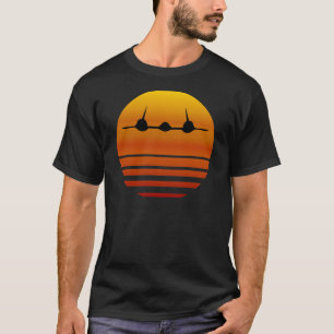 In den Sonnenuntergang - Der Blackbird T-Shirt