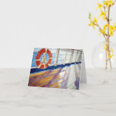 In den Sonnenuntergang Karte (Gelbe Blume)