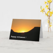 in den Sonnenuntergang Karte (Gelbe Blume)