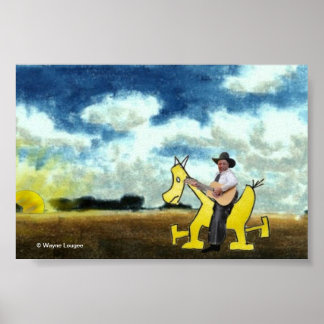 In den Sonnenuntergang Poster