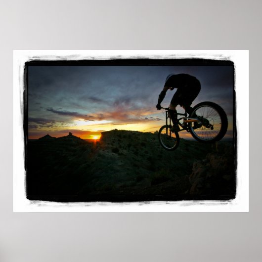 In den Sonnenuntergang Poster (Vorne)