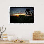 In den Sonnenuntergang Poster (Küche)