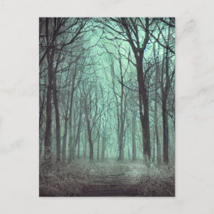 In den Spuk Wald Postkarte