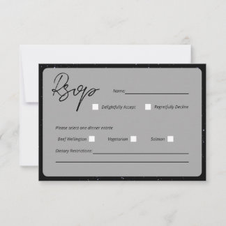In den Sternen Geschrieben Hochzeitsantwortkarte RSVP Karte