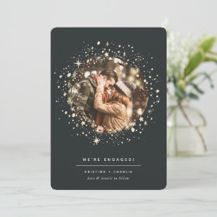 In den Sternen geschrieben VERLOBUNG FOTO Ankündigung