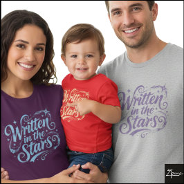 In den Sternen Geschriebene Grunge-Schrift T-Shirt