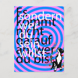 In den Sternen Postkarte