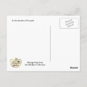 In den Straßen von Pompeji Postkarte (Rückseite)