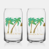 In den Tropen einladen Dosenglas (Vorderseite)