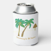 In den Tropen einladen Dosenkühler (Kanne Rückseite)