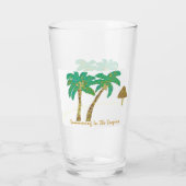 In den Tropen einladen Glas (Rückseite)
