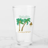 In den Tropen einladen Glas (Vorderseite)