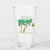 In den Tropen einladen Glas (Rückseite)