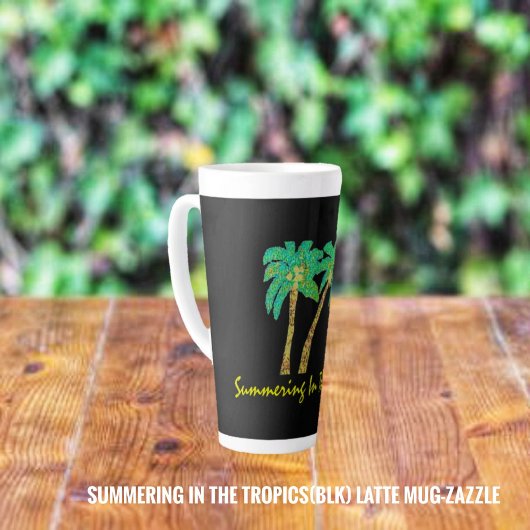 In den Tropen einladen Milchtasse