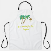 In den Tropen einladen Schürze (Vorderseite)
