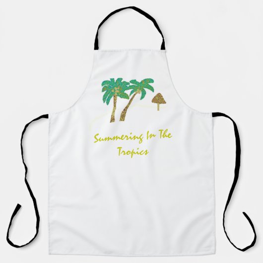 In den Tropen einladen Schürze (Vorderseite)