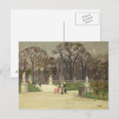 In den Tuilerien Postkarte (Vorne/Hinten)