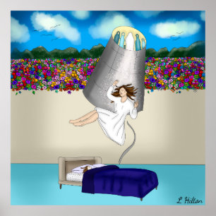 In den Tunnel fahren NDE Experience Art Poster