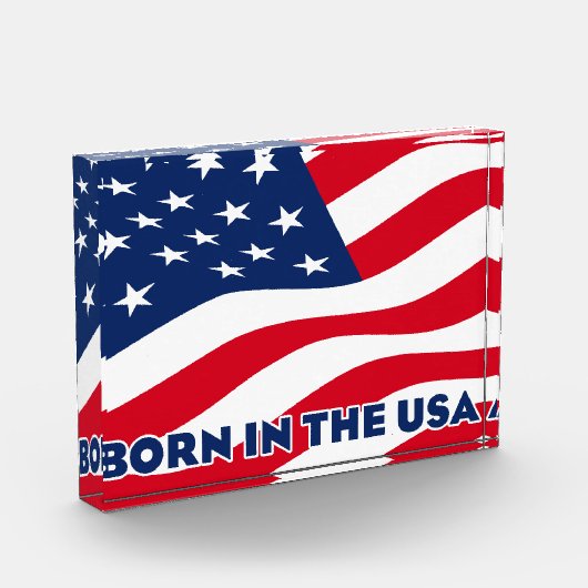 In den USA geboren Fotoblock (Links)