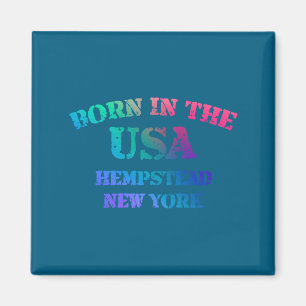 In den USA geboren Hempstead New York abgenutztes  Magnet