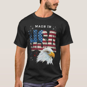 In den USA hergestellte patriotische amerikanische T-Shirt